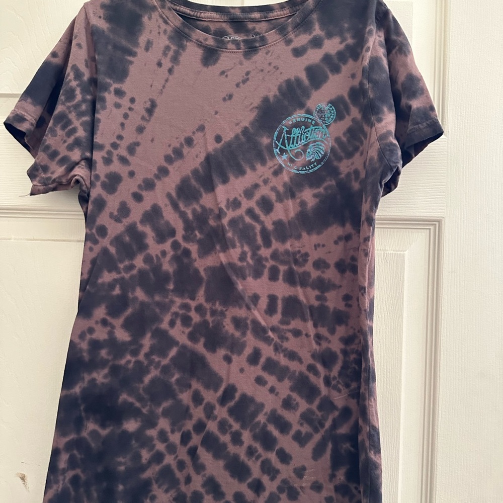 Gently worn women’s Affliction top size X-Large casual